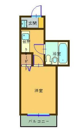 ハイム北＆＃12043；代の物件間取画像